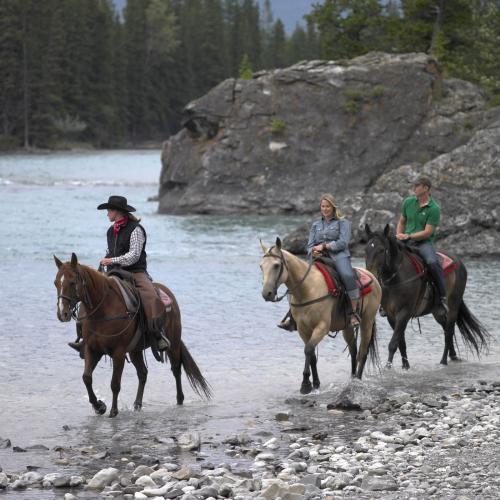 Randonnée à cheval - Parc National de Banff - Crédit photo Travel Alberta