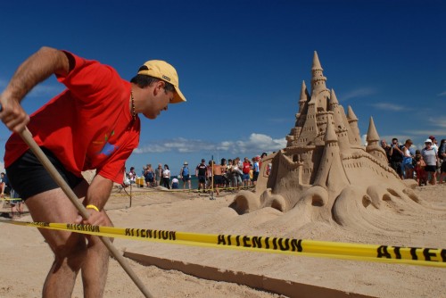 Concours des Châteaux de sable - Crédit Photo  M.Bonato