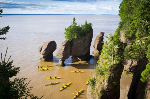 Hopewll Rocks Kayak - Credit Photo Tourisme Nouveau-Brunswick, Canada