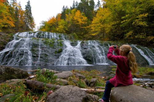 Egypt Falls on Cape Breton Island not far from the community of Scotsville - Credit Photo Nova Scotia Tourism