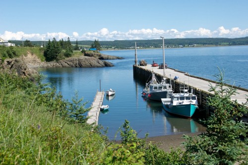 Fishing boats at Scots Bay on the Fundy Shore and Annapolis Valley Region - Credit Photo Nova Scotia Tourism