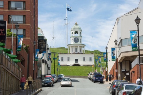 The Town Clock sits at the base of Halifax Citadel National Historic Site in downtown Halifax - Credit Photo Nova Scotia Tourism