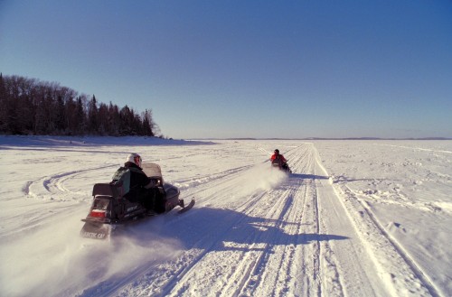 Motoneiges - Crédit photo Tourisme Laurentides