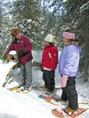 Randonnée trappeur raquette - Crédit Photo M. Julien Tourisme Mauricie